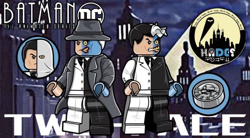 Lego batman set - due, facce