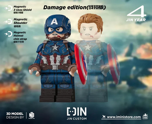 Lego marvel jin personalizzato - lego,