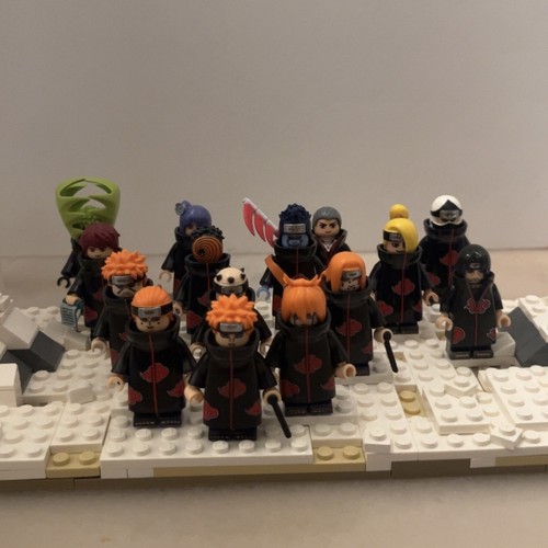 Lotto figurine lego naruto - figurine,